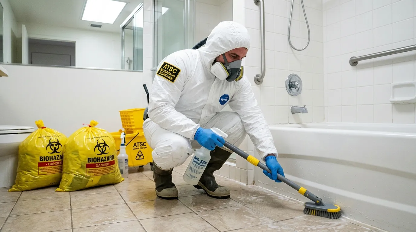 Decontamination equipment deployed for Blood Cleanup in Clarksville